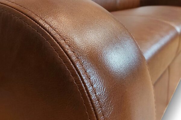 Sofa Mediolan FS ze skóry naturalnej, Echtleder Couch